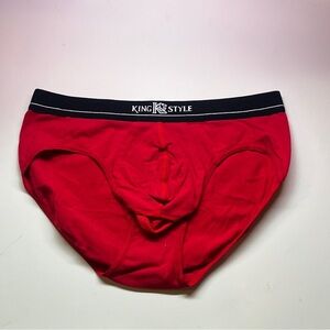 King Style Red Men's Briefs Separator